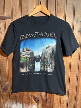 Dream Theater 'Top of the World Tour 2022' Black Graphic Tee